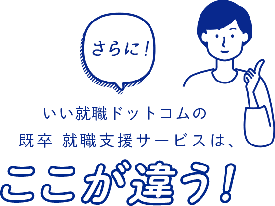 いい就職ドットコム既卒 就職支援は、ここが違う！